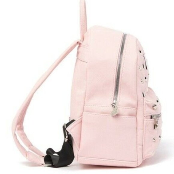 Betsey Johnson PINK STUDDED BACKPACK - Picture 4 of 7